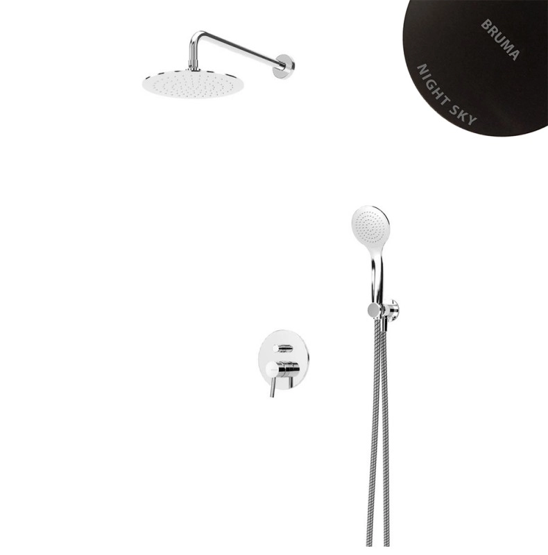 Душевой набор скрытого монтажа Bruma Lusitano 107 760 6NS Night Sky, 1077606NS