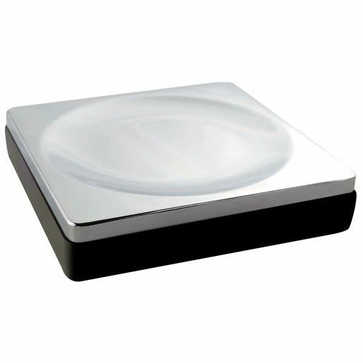 Мыльница Boheme Black/Chrome, 10960-B-CR