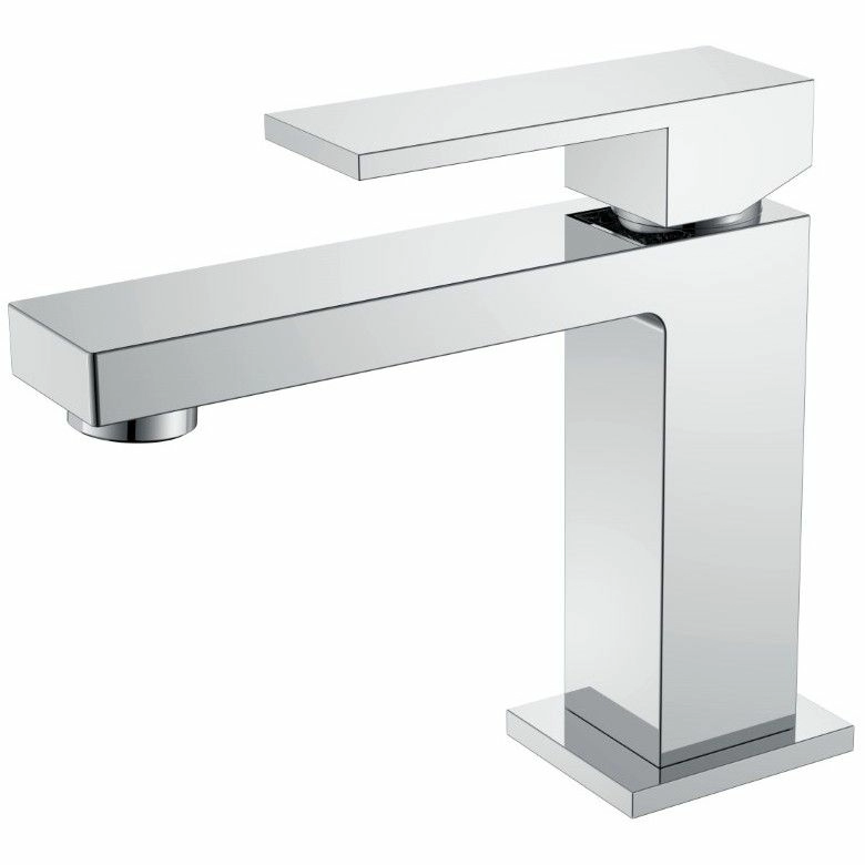 Смеситель для умывальника Boheme Qubic Chrome, 471-CR