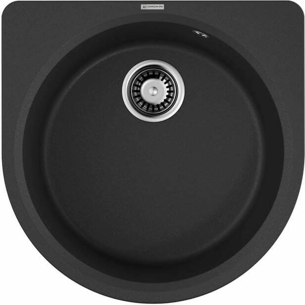 Кухонная мойка Omoikiri Akegata 51-BL (черный), 4993758