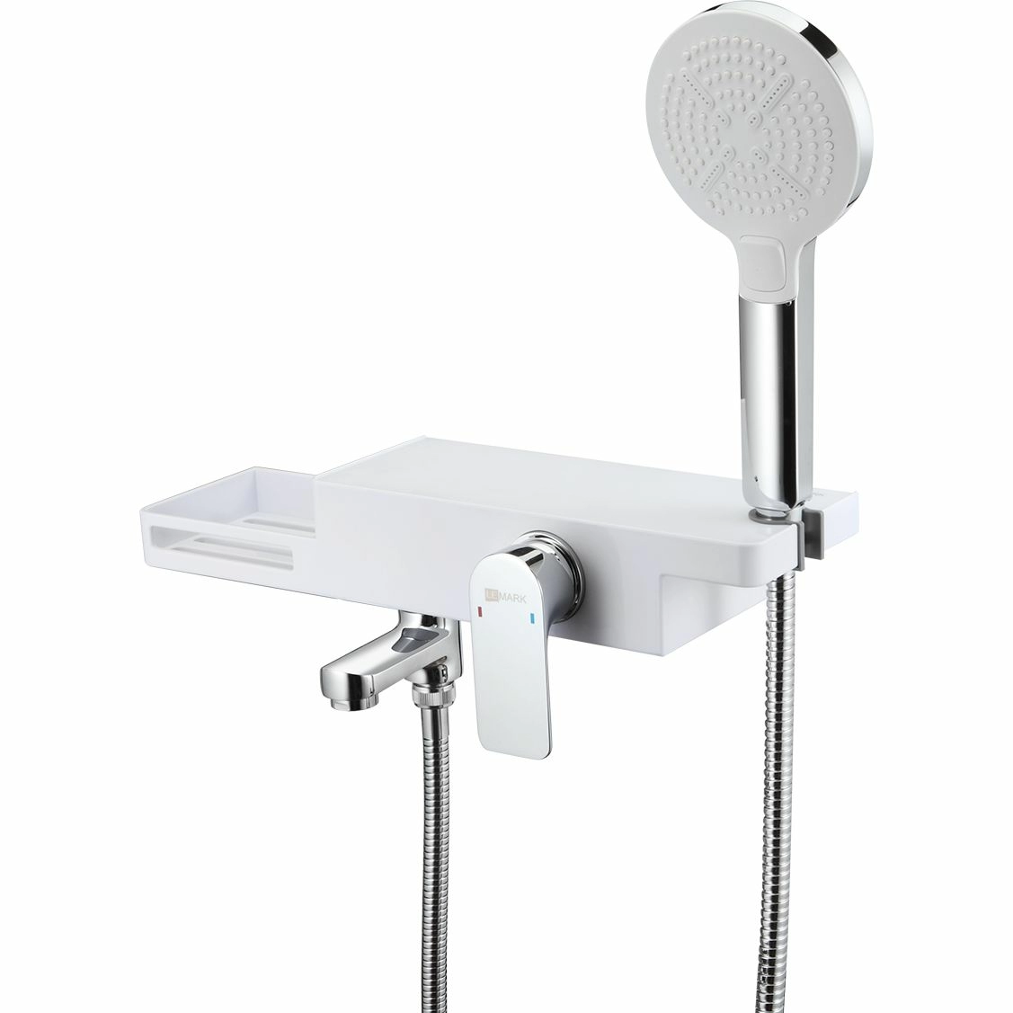 Смеситель для ванны с коротким изливом Lemark Unibox, LM6914CW