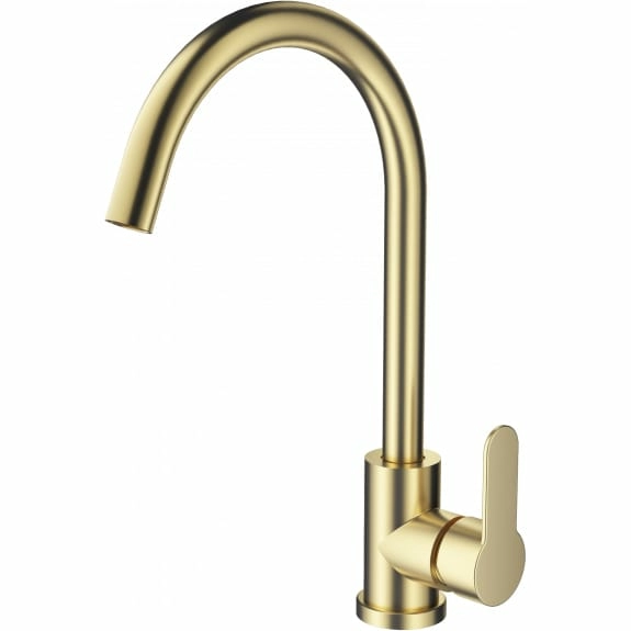 Смеситель для кухни Wonzon & Woghand брашированное золото, WW-AE4554-BG