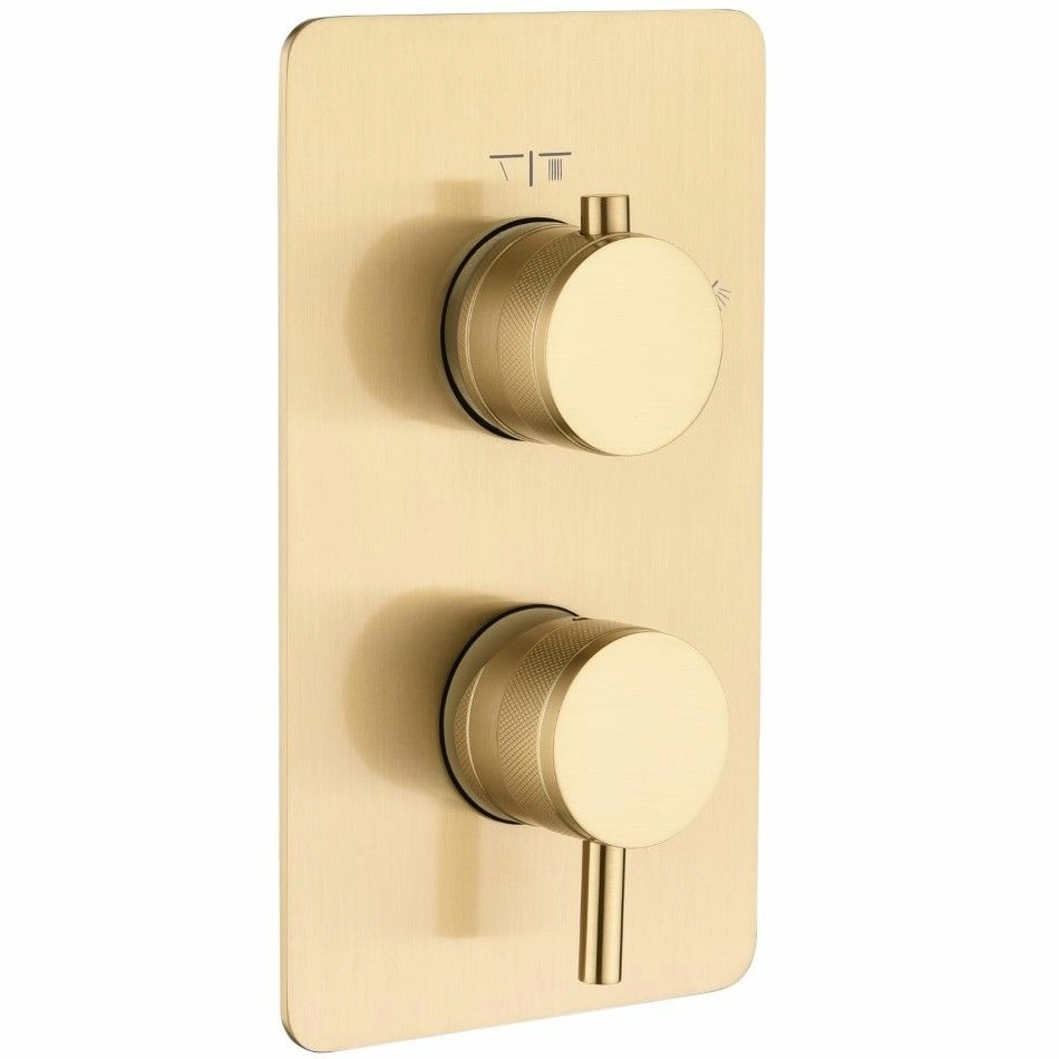 Смеситель встроенный 2 выхода Boheme Cell Matt Gold, 135-2-MG