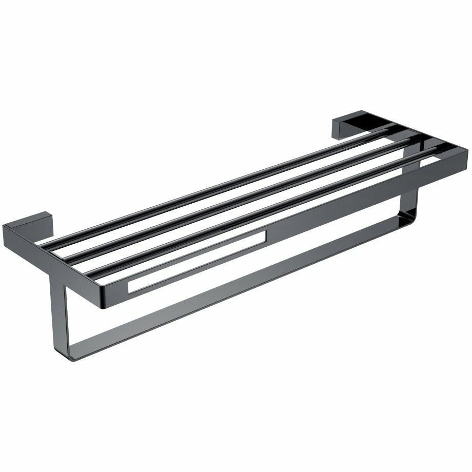 Полка для полотенец Boheme Q Shine Gun Metall, 10947-SGM