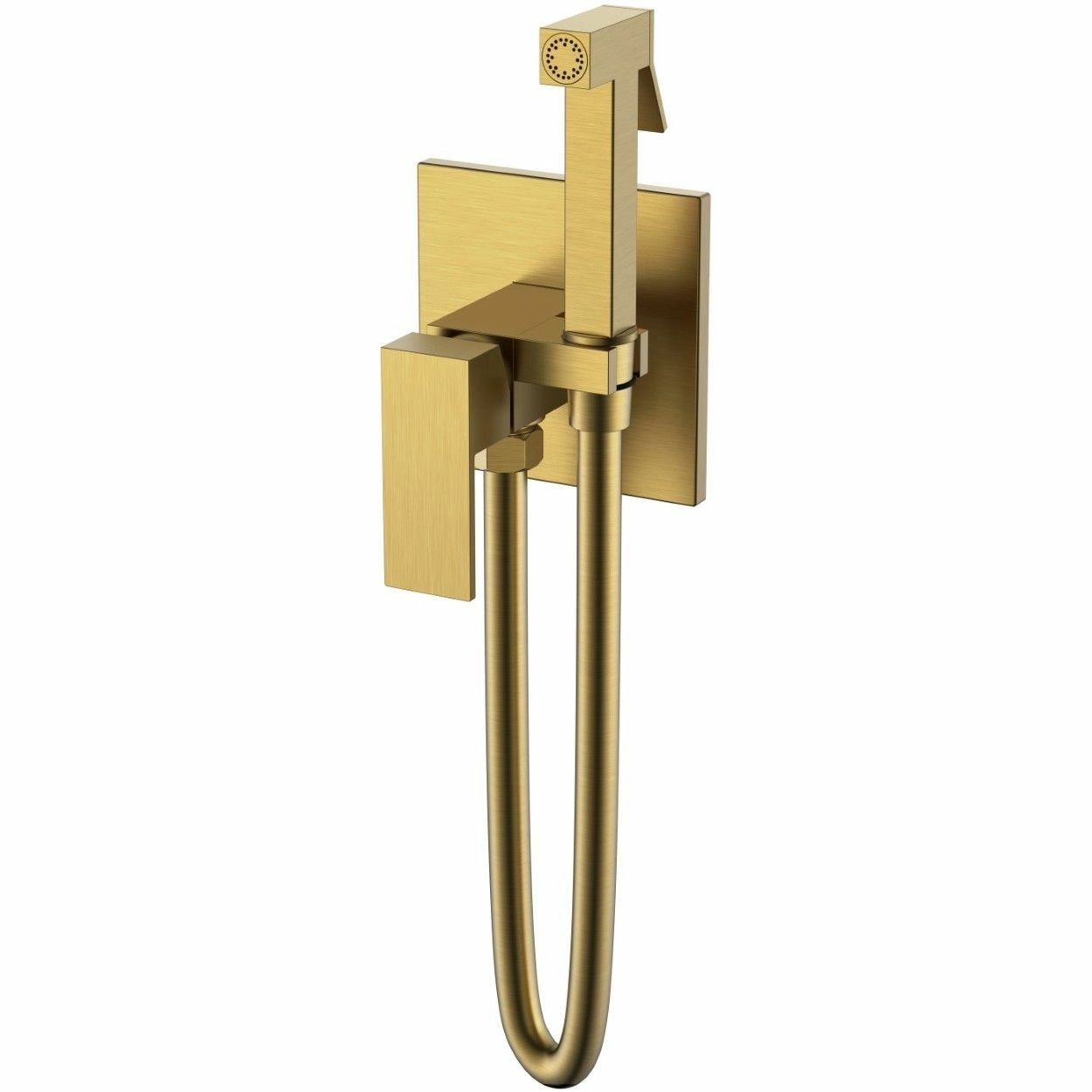 Смеситель гигиенический Boheme Qubic Bronze, 477-BR
