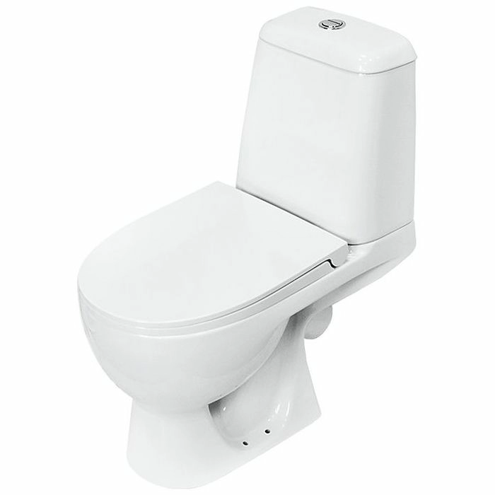 Унитаз-компакт Sanita Luxe Max, WC.CC/Max/2-DM/WHT.G/S1