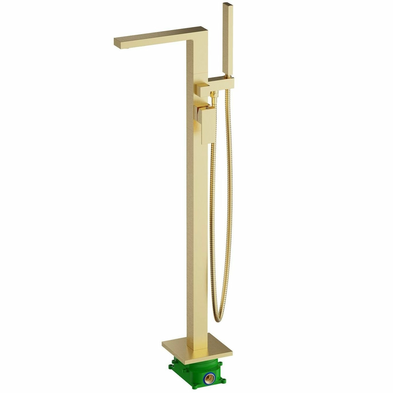Смеситель напольный для ванны с душем Timo Selene Brushed Gold, 2210/17Y-CR