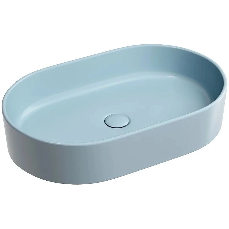 Умывальник чаша накладная овальная CeramicaNova Element 60.8x38.5, CN6048ML