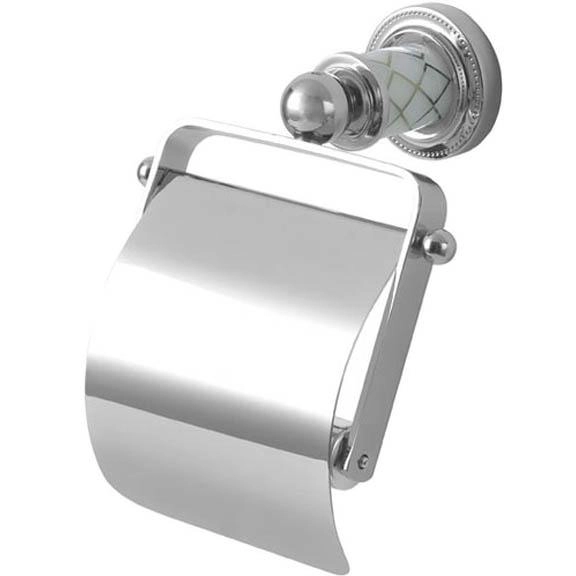 Держатель для туалетной бумаги с крышкой Boheme Murano Chrome, 10901-CR