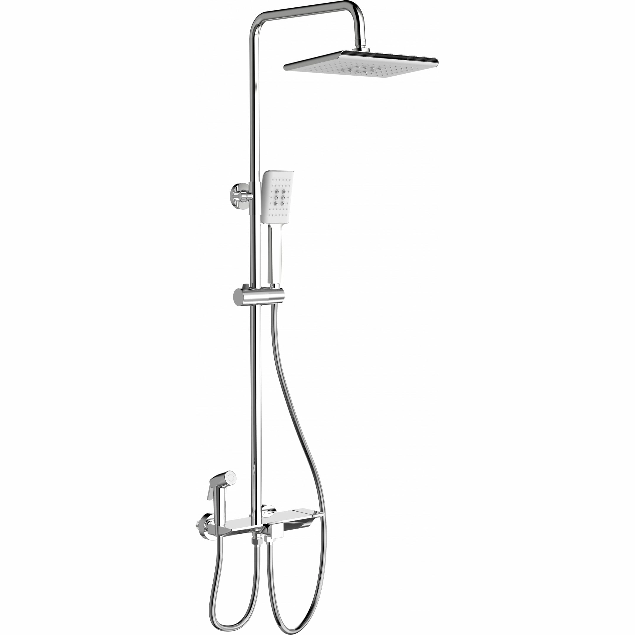 Душевая система с термостатом Wonzon & Woghand хром, WW-B3310-CR