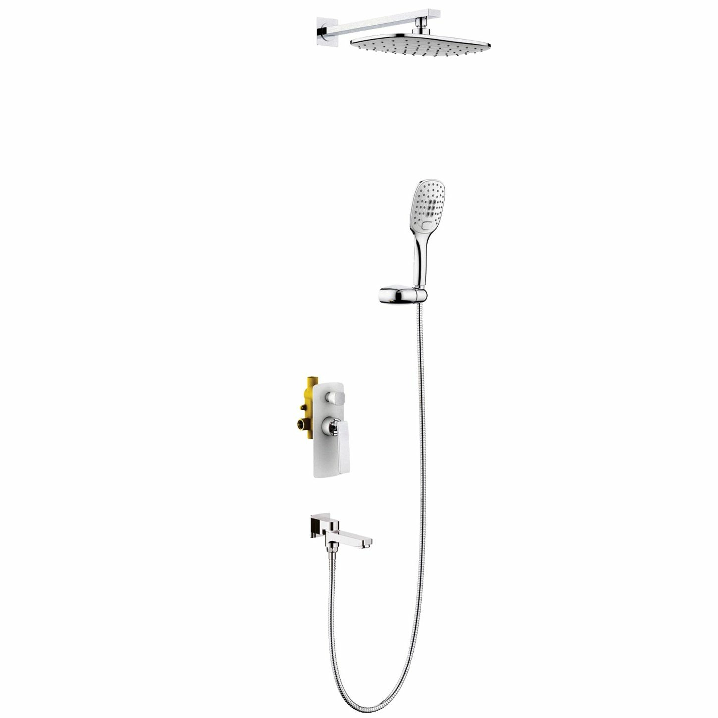 Душевая система Timo Helmi Chrome/White, SX-4099/00-16SM