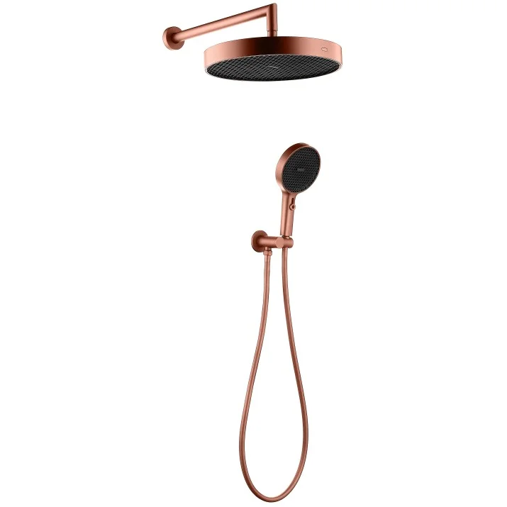 Комплект верхний душ и ручная лейка Boheme Cell Copper Brushed, 427-CB