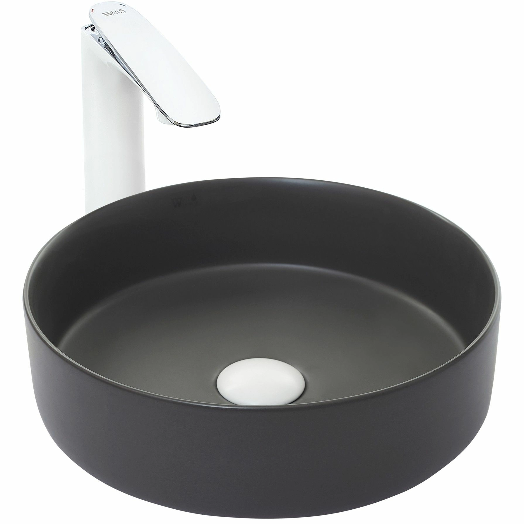 Раковина накладная WeltWasser 35.5x35.5, WW ELBACH 3134 MDG