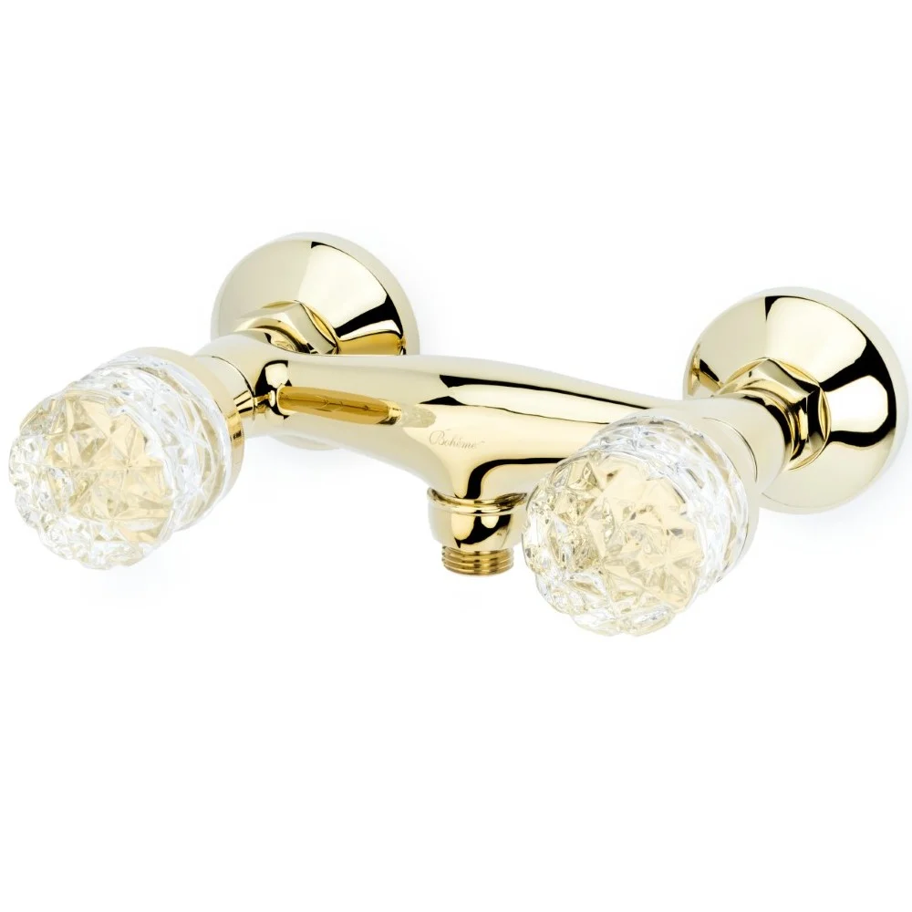 Смеситель для душа Boheme Crystal Gold, 294
