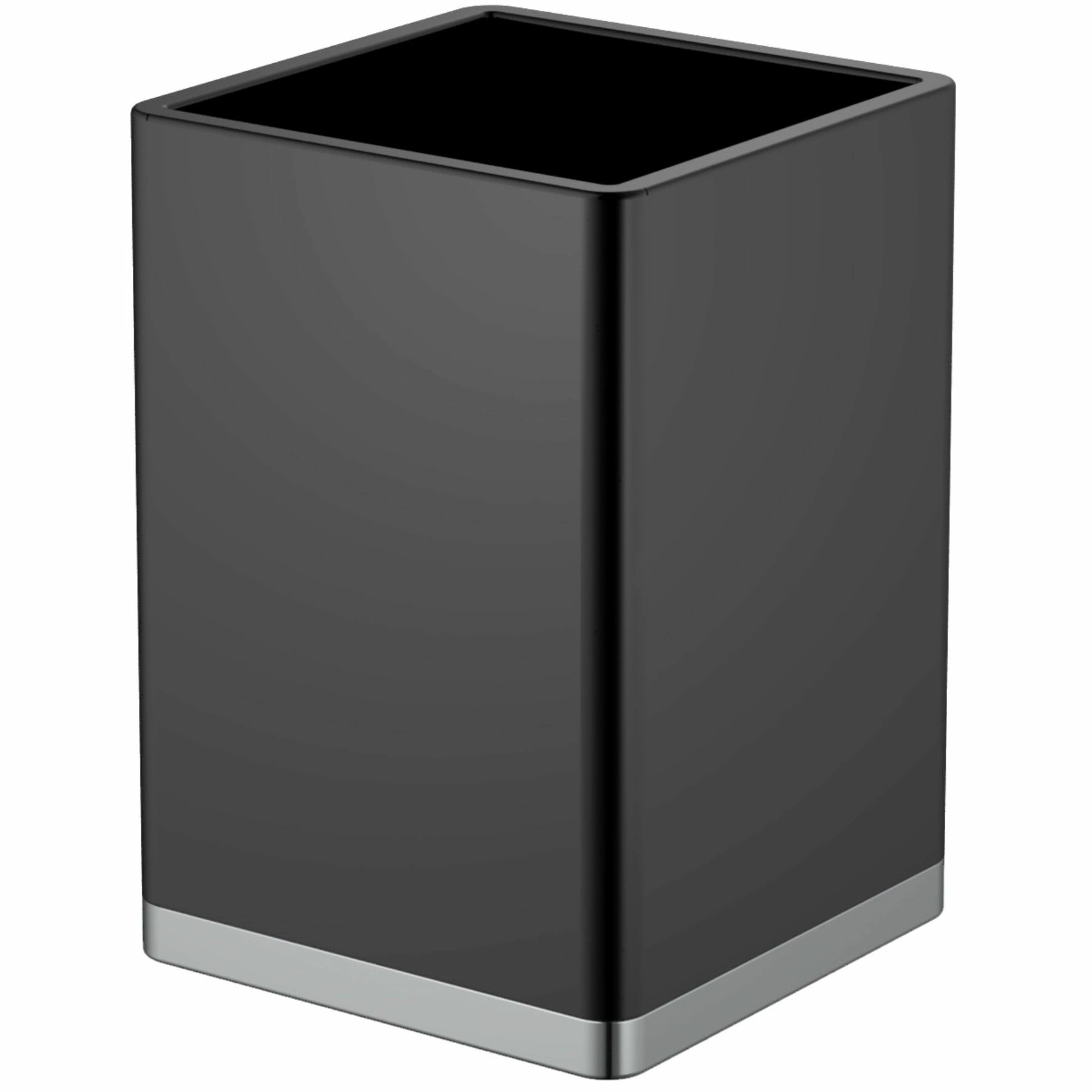 Стакан Boheme Qubic Black/Chrome, 10961-B-CR