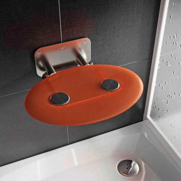 Сиденье для душа Ravak OVO-P II Orange, B8F0000050
