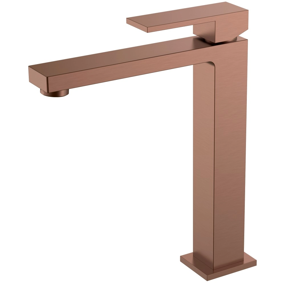 Смеситель для умывальника Boheme Qubic Bronze Brushed, 472-BRB
