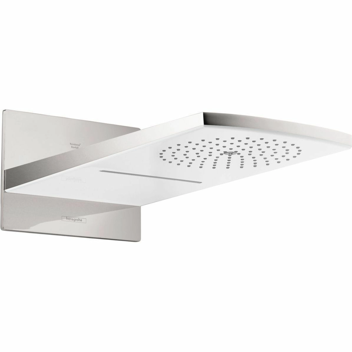 Тропический душ Hansgrohe Raindance Rainfall Overhead Shower 2jet из стены 21x44 см, 28433400