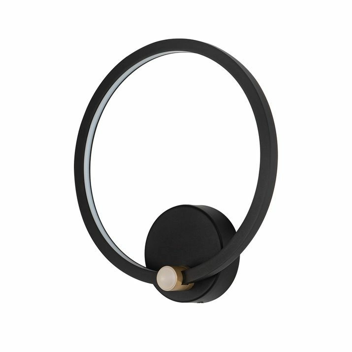 Настенный светильник Arte Lamp Errai, A2195AP-1BK
