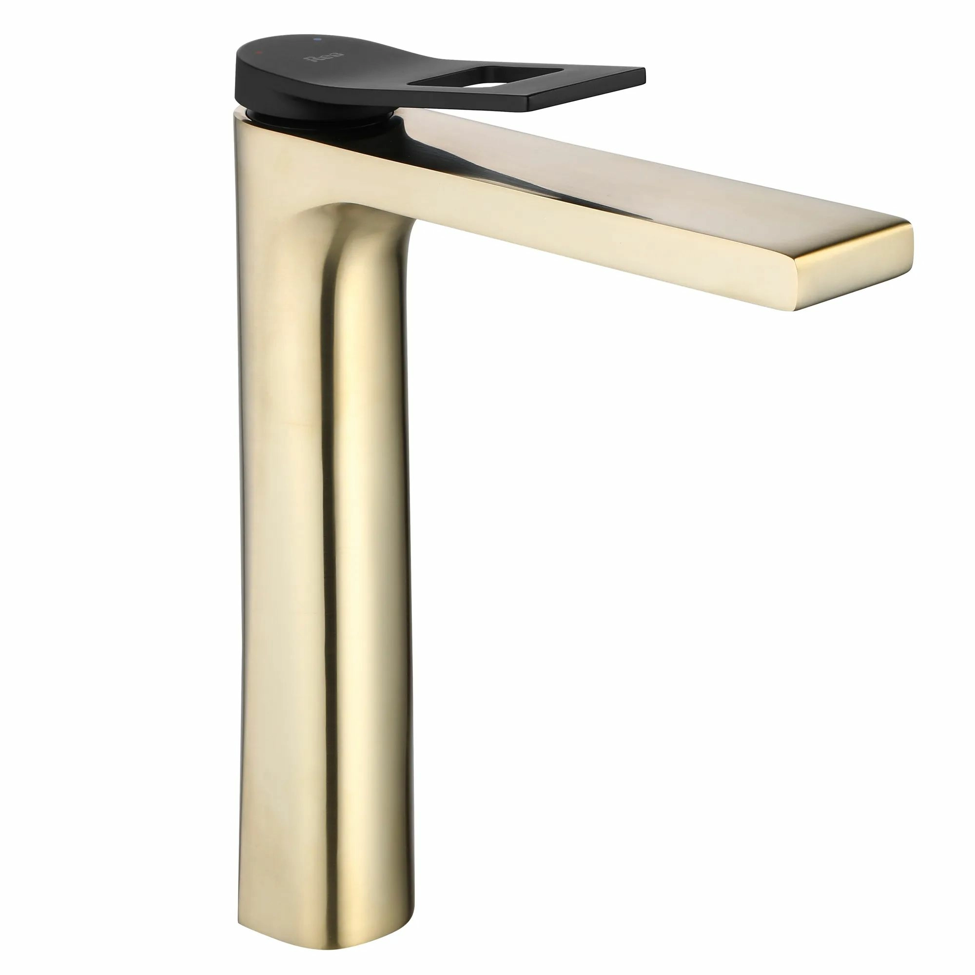 Смеситель для умывальника высокий Rea Soul Gold Mat/Black, REA-B9961
