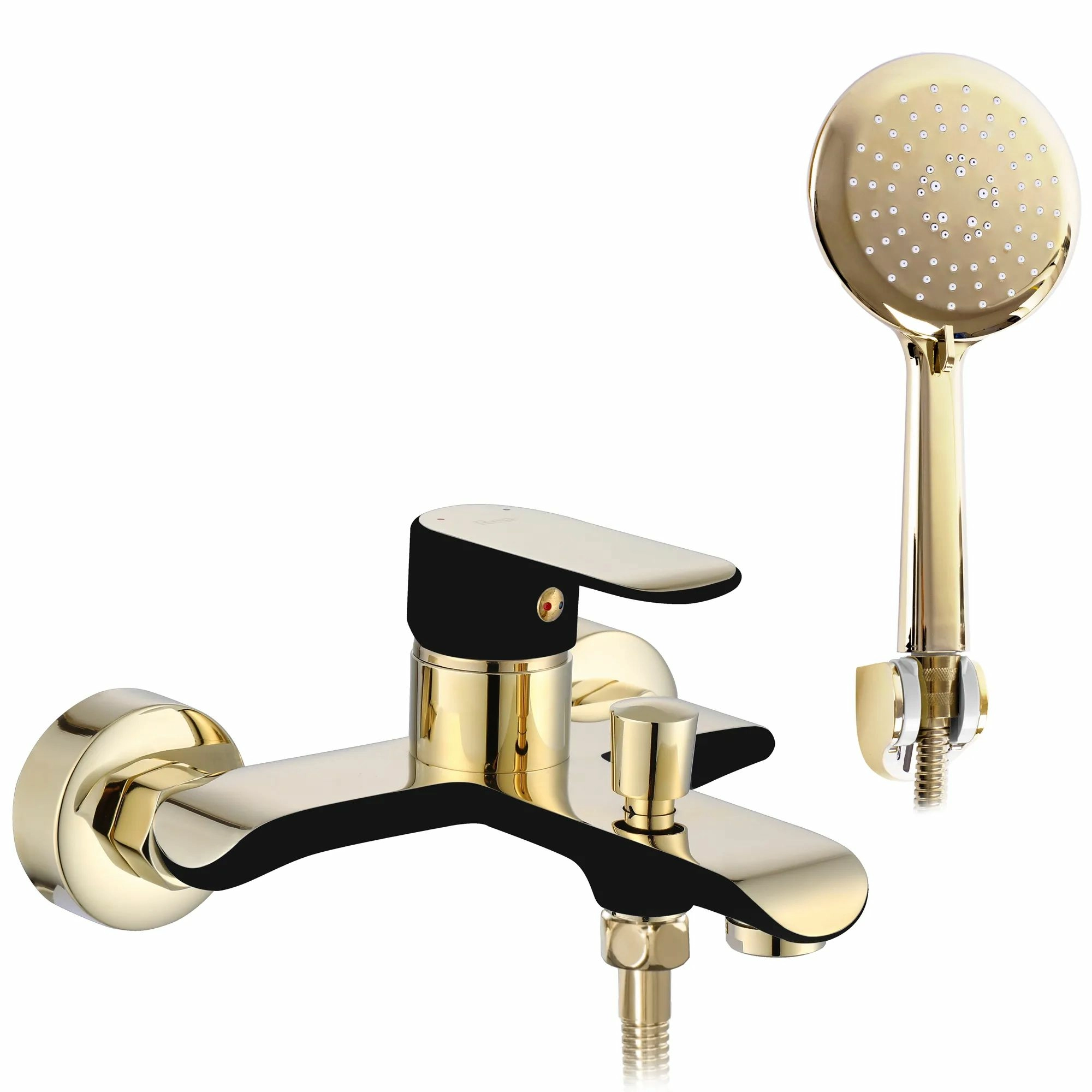 Смеситель для ванны Rea Bloom Black/Gold, REA-B9939