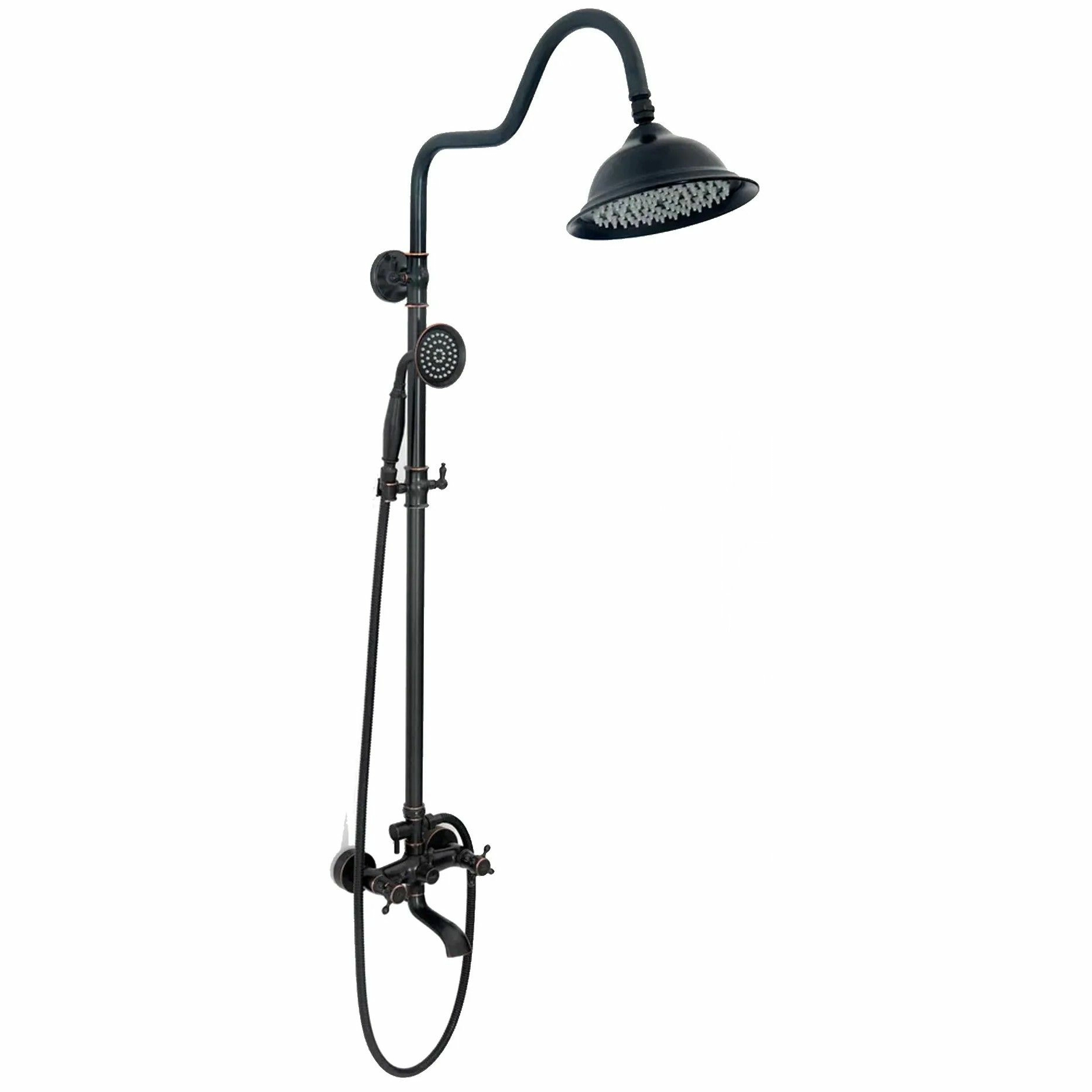 Душевая система Rea Retro Old Black, REA-P2366