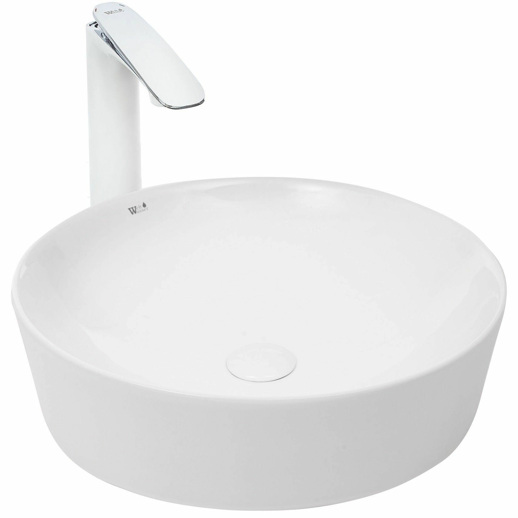 Раковина накладная WeltWasser 48x48, WW ELBACH 32066