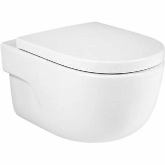 Унитаз подвесной Roca Meridian Compacto Rimless с пневмокрышкой, 346244000 + ZRU9307606