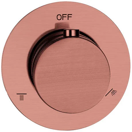 Дивертор встраиваемый 2 режима Boheme Uno Copper Brushed, 624/2-CB
