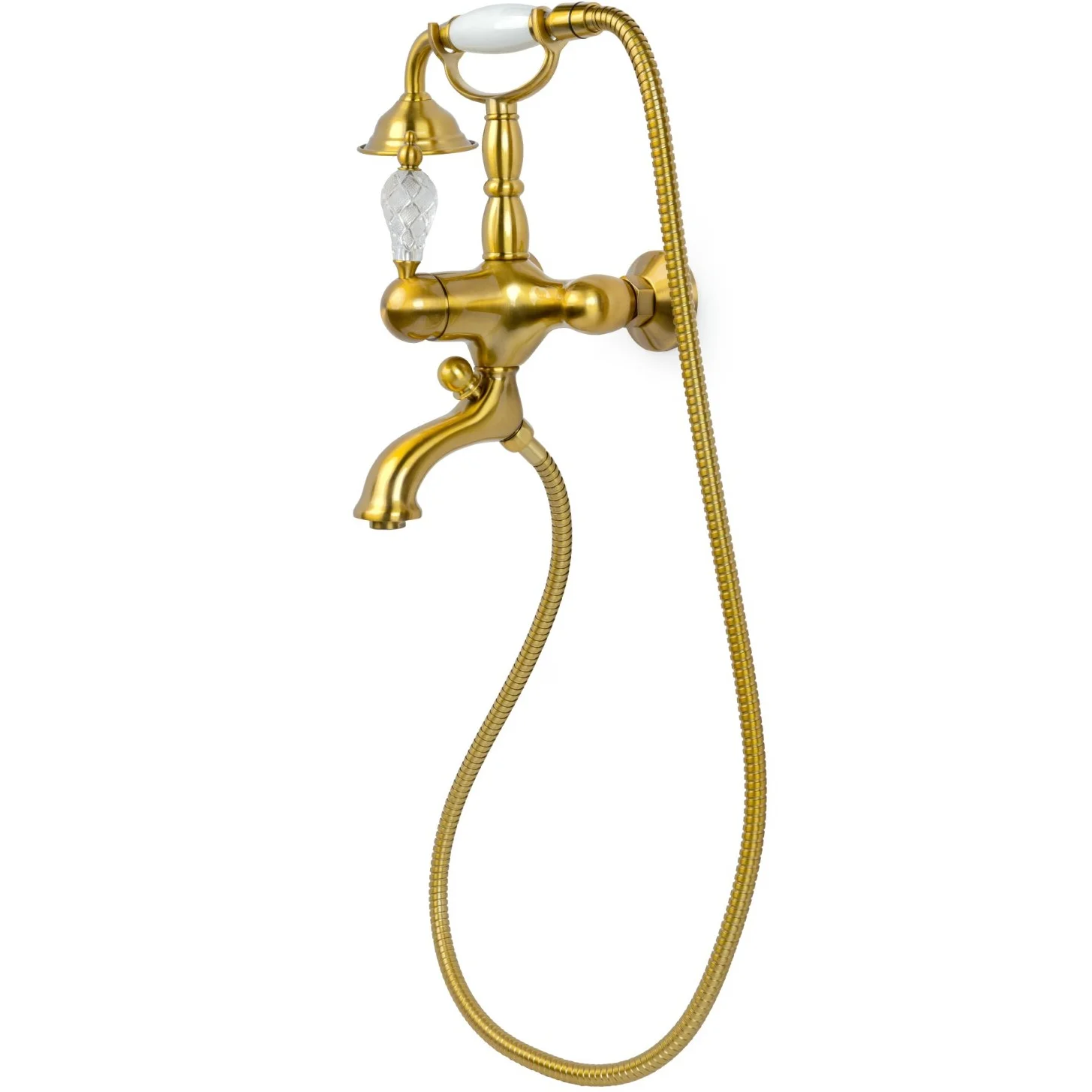 Смеситель для ванны Boheme Crystal Bronze, 303