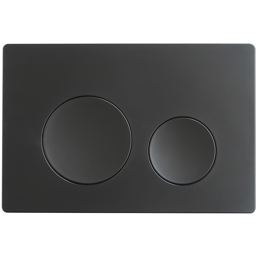 Кнопка смыва Veconi Flush V2 черный матовый, FLV2-B