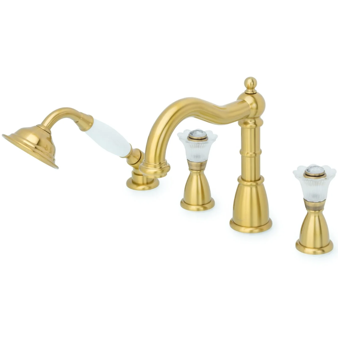 Смеситель для ванны с гарнитуром Boheme Camelia Bronze, 391