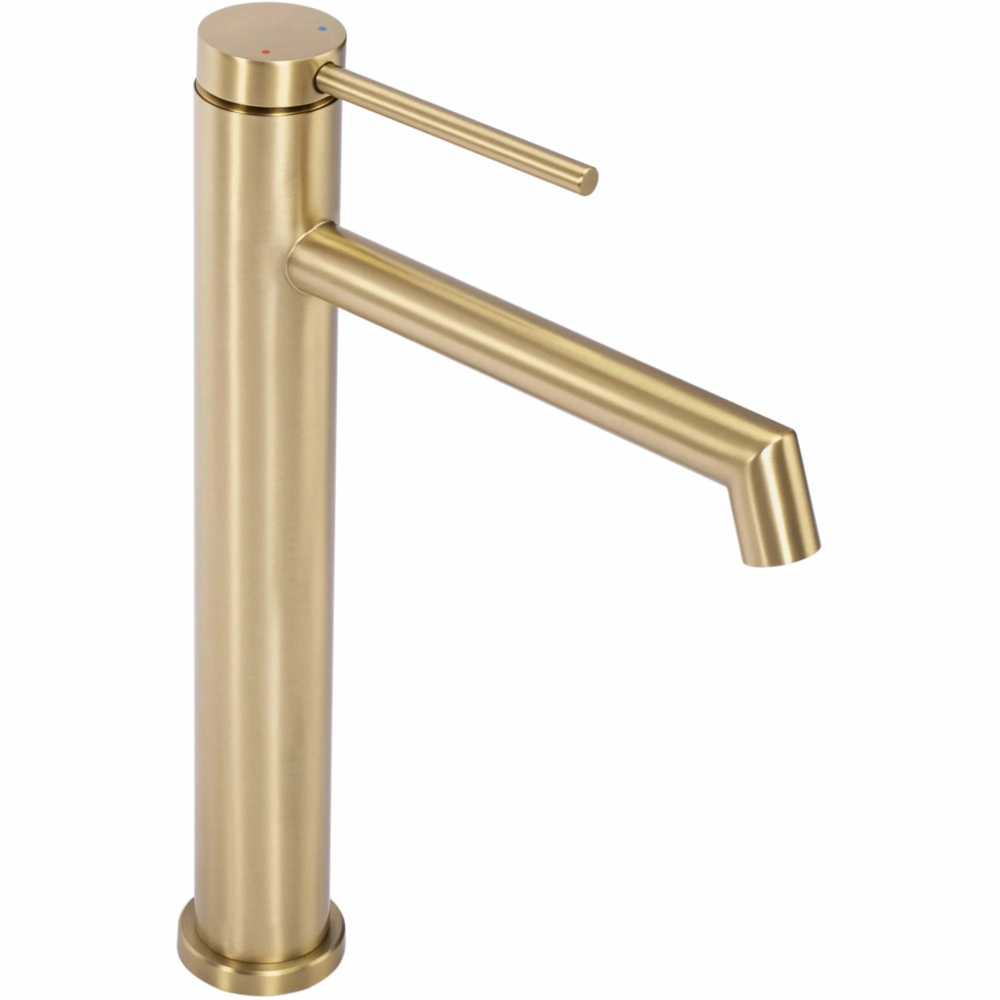 Смеситель для умывальника высокий Rea Foss Matt Gold, REA-B5319