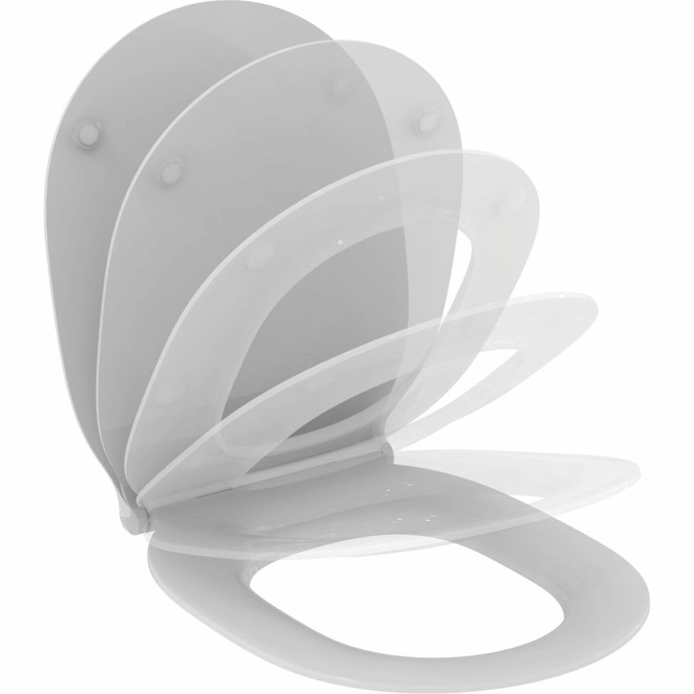 Сиденье для унитаза ультратонкое и крышка с микролифтом Ideal Standard Connec Air, E036601