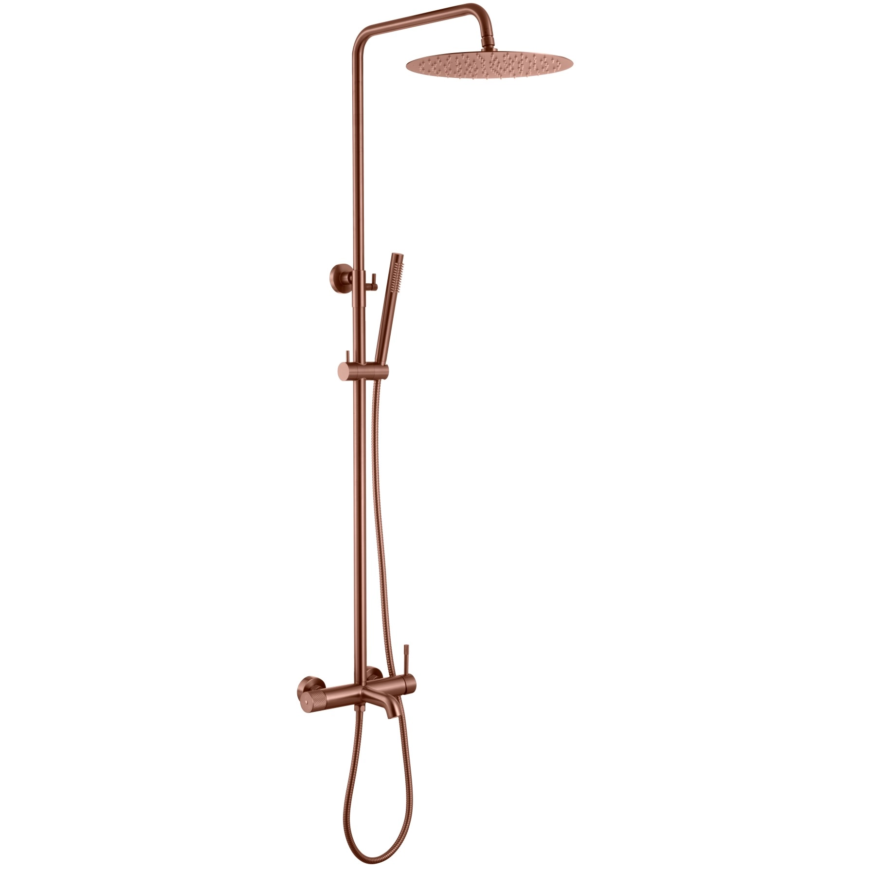 Стойка для душа Boheme Uno Brushed Bronze, 468-BRB
