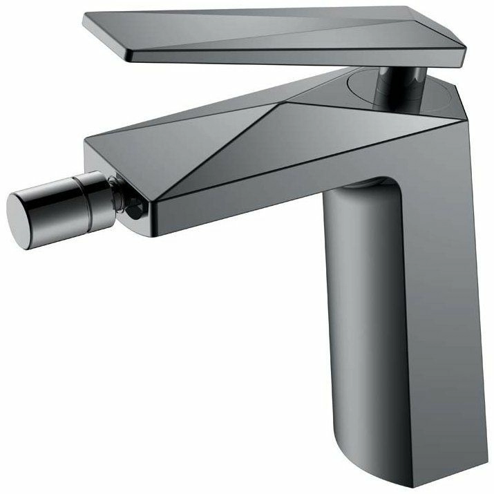 Смеситель для биде Boheme Venturo Shine Gun Metall, 376-SGM