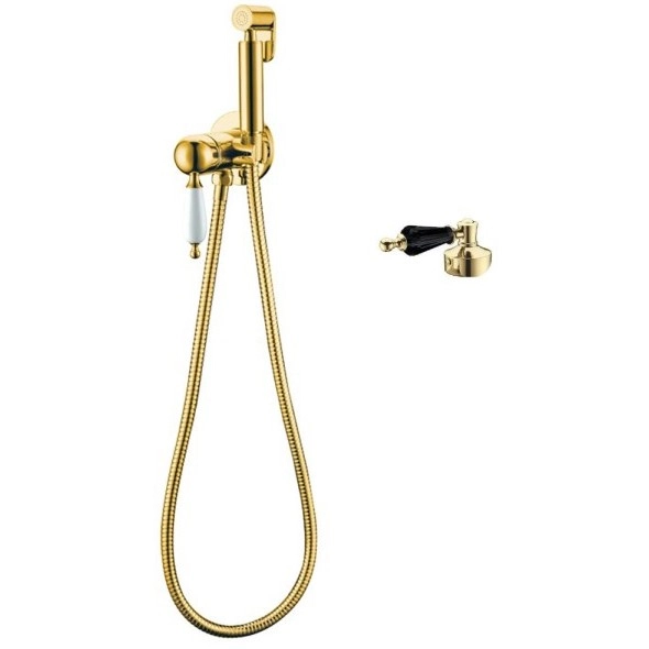 Гигиеническая лейка со смесителем Boheme Imperiale Tradizionale Oro, 435-BSW