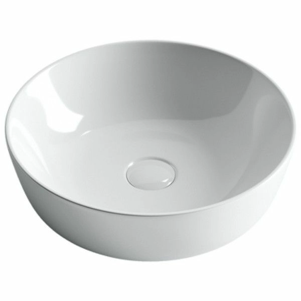 Умывальник чаша накладная круглая CeramicaNova Element 41.5x41.5, CN6013