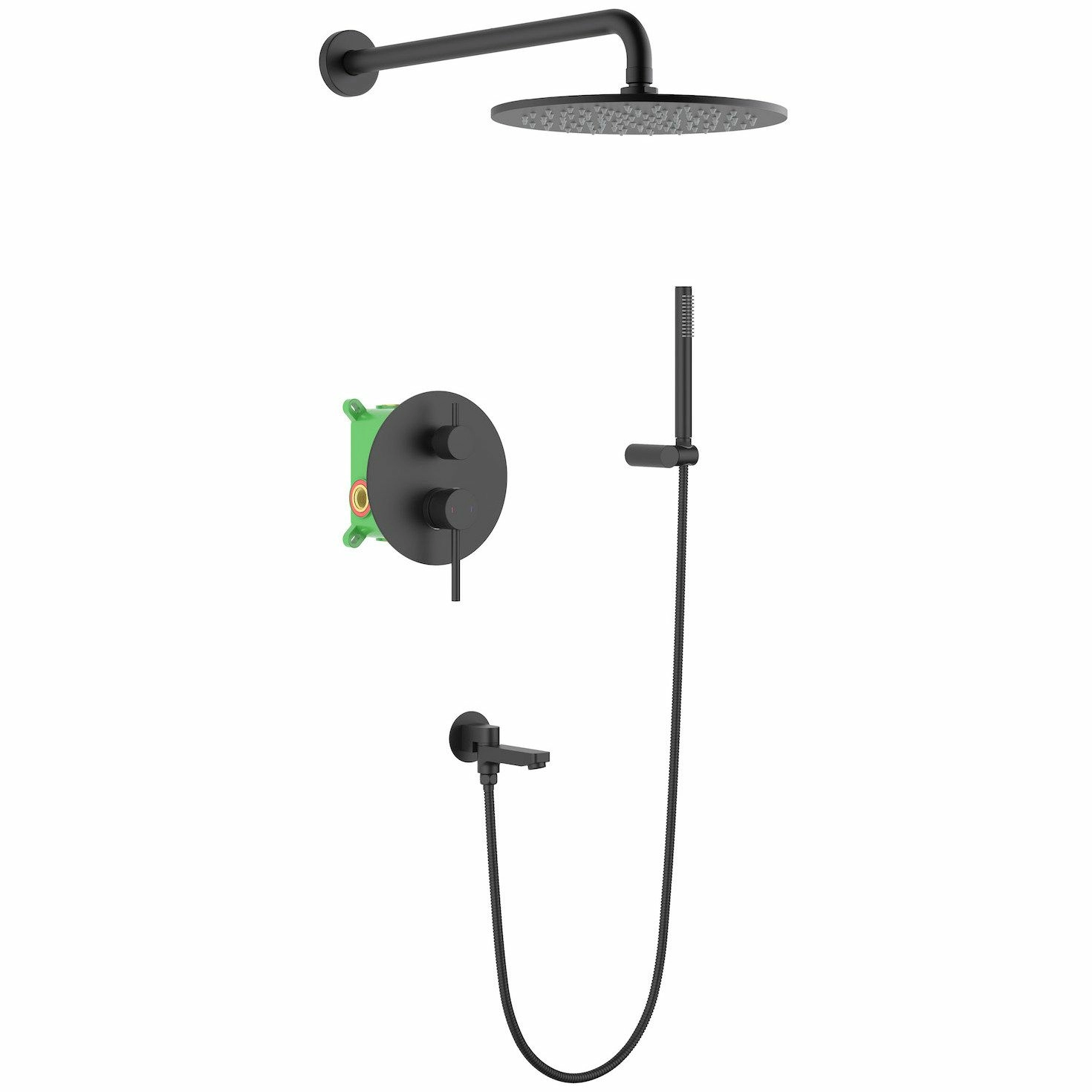 Душевая система Timo Saona Black, SX-2379/03SM