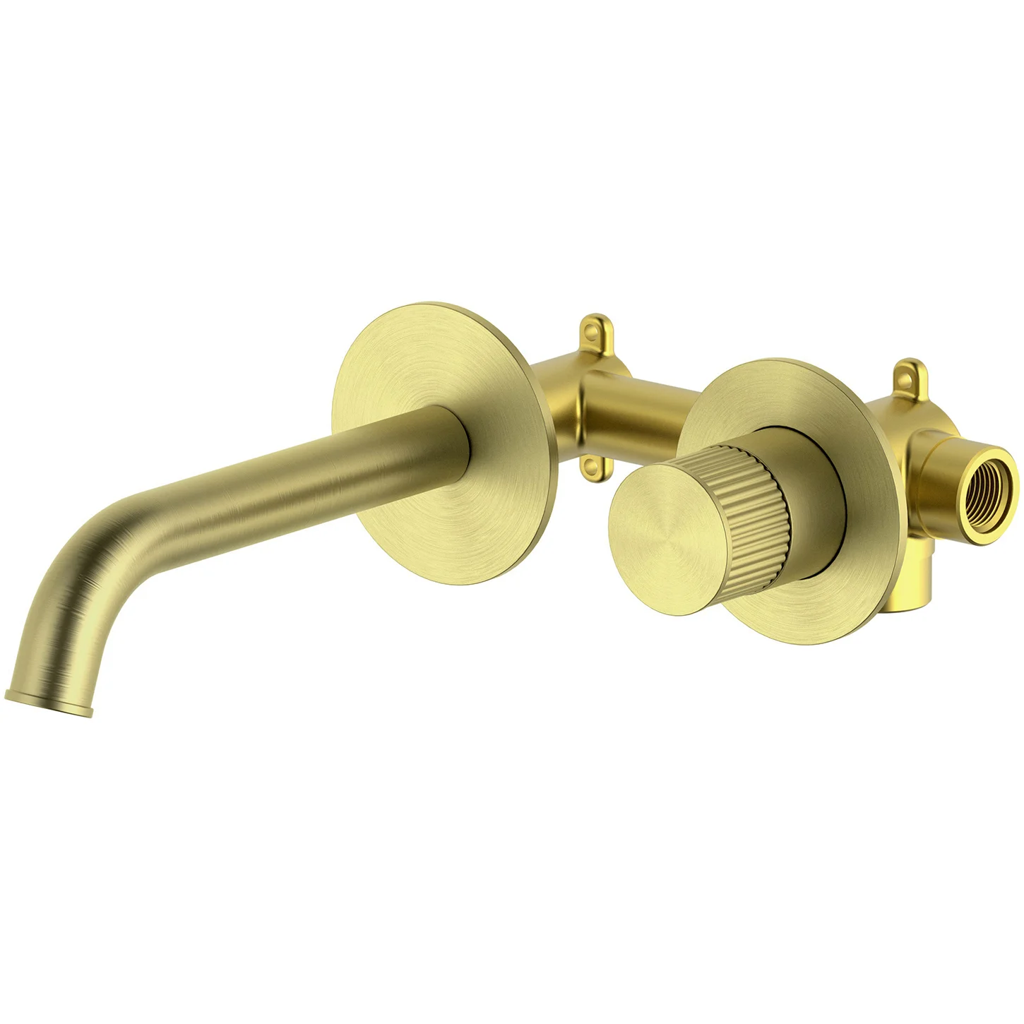 Смеситель для раковины встроенный Timo Luiro Brushed Gold, 1872/17SM