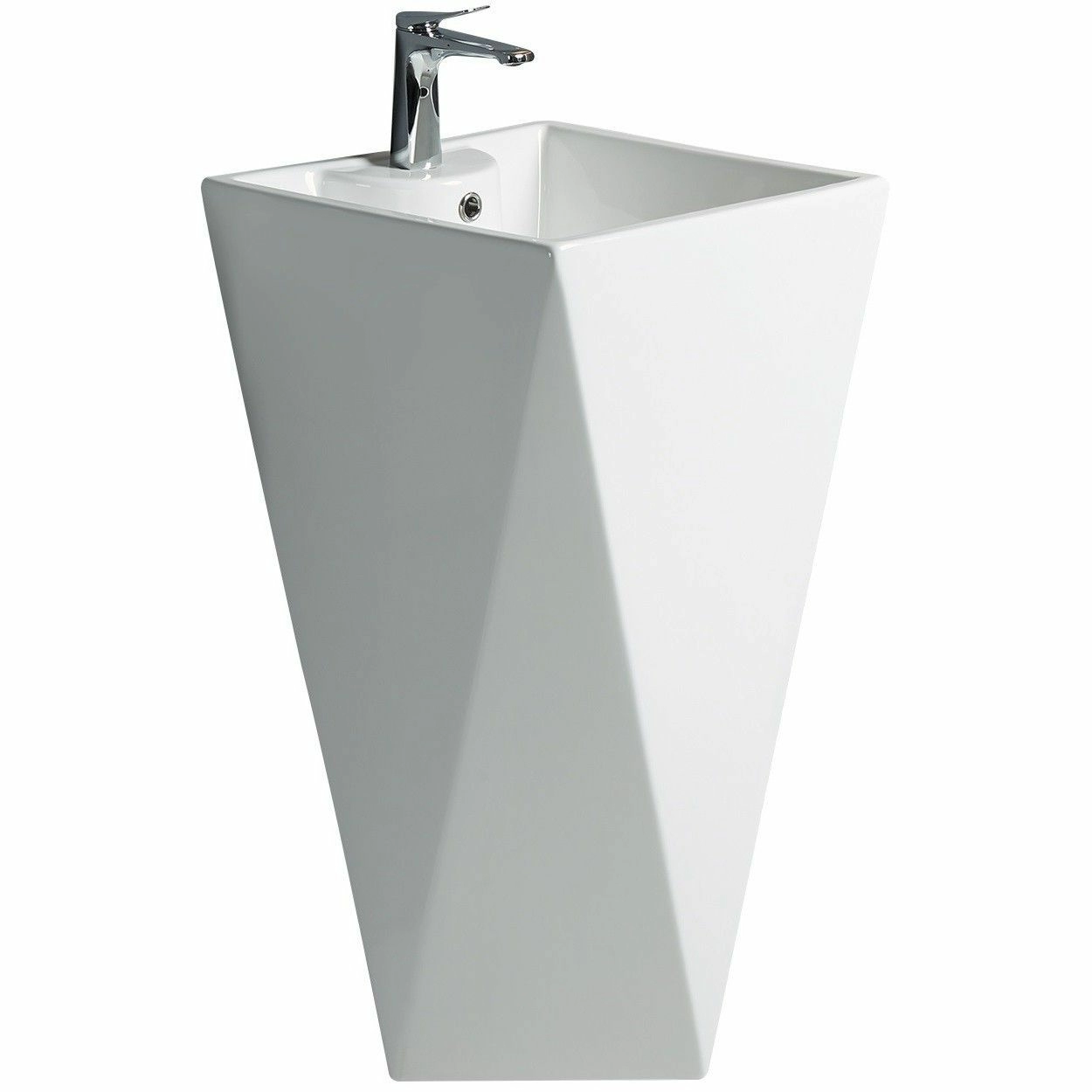 Раковина напольная WeltWasser 46x46, WW LEERBACH 460 GL-WT