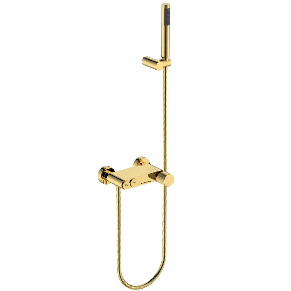 Смеситель для ванны Boheme Stick Spirale Gold, 123-GG.4