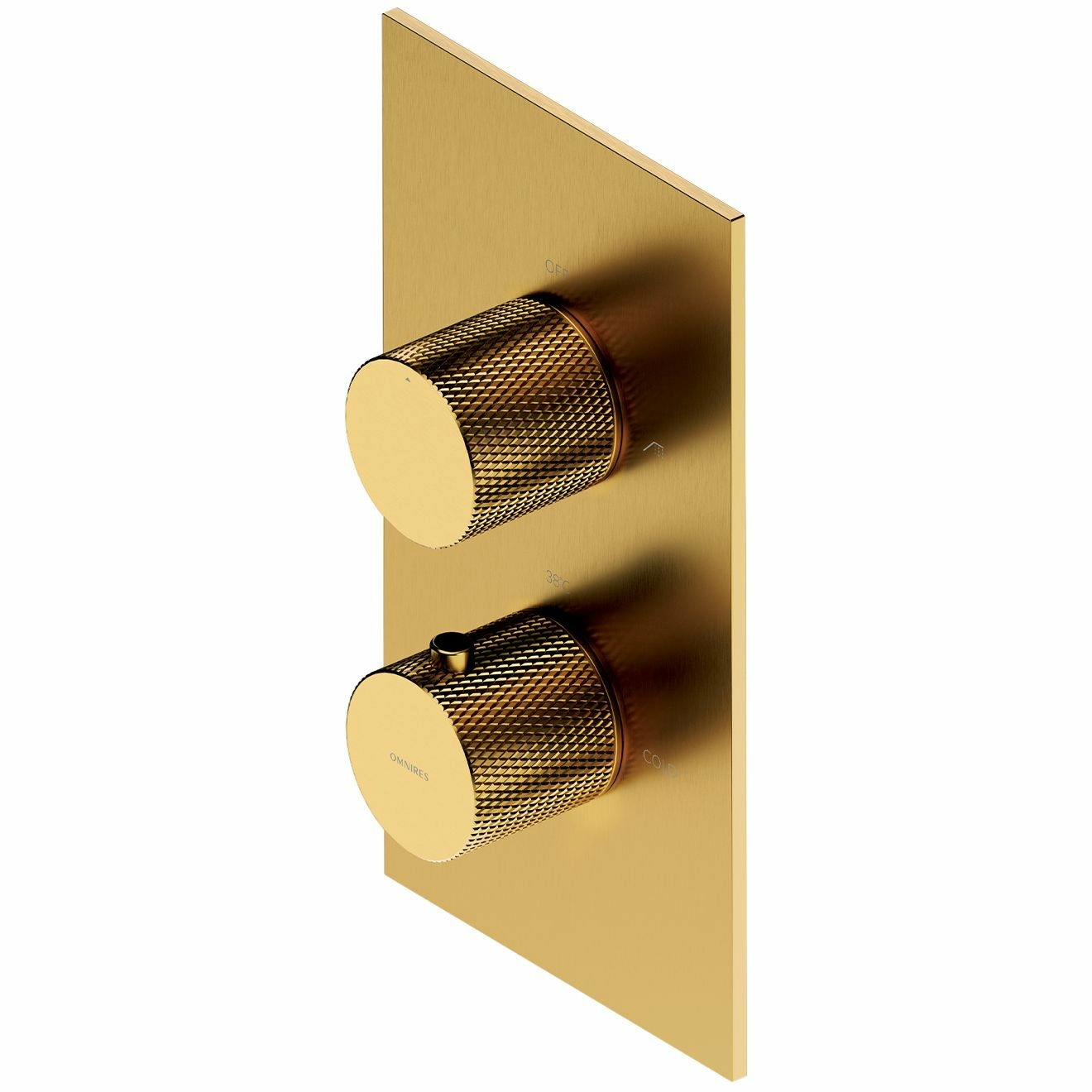 Смеситель термостатический для душа скрытого монтажа Omnires Contour, CT8036GLB