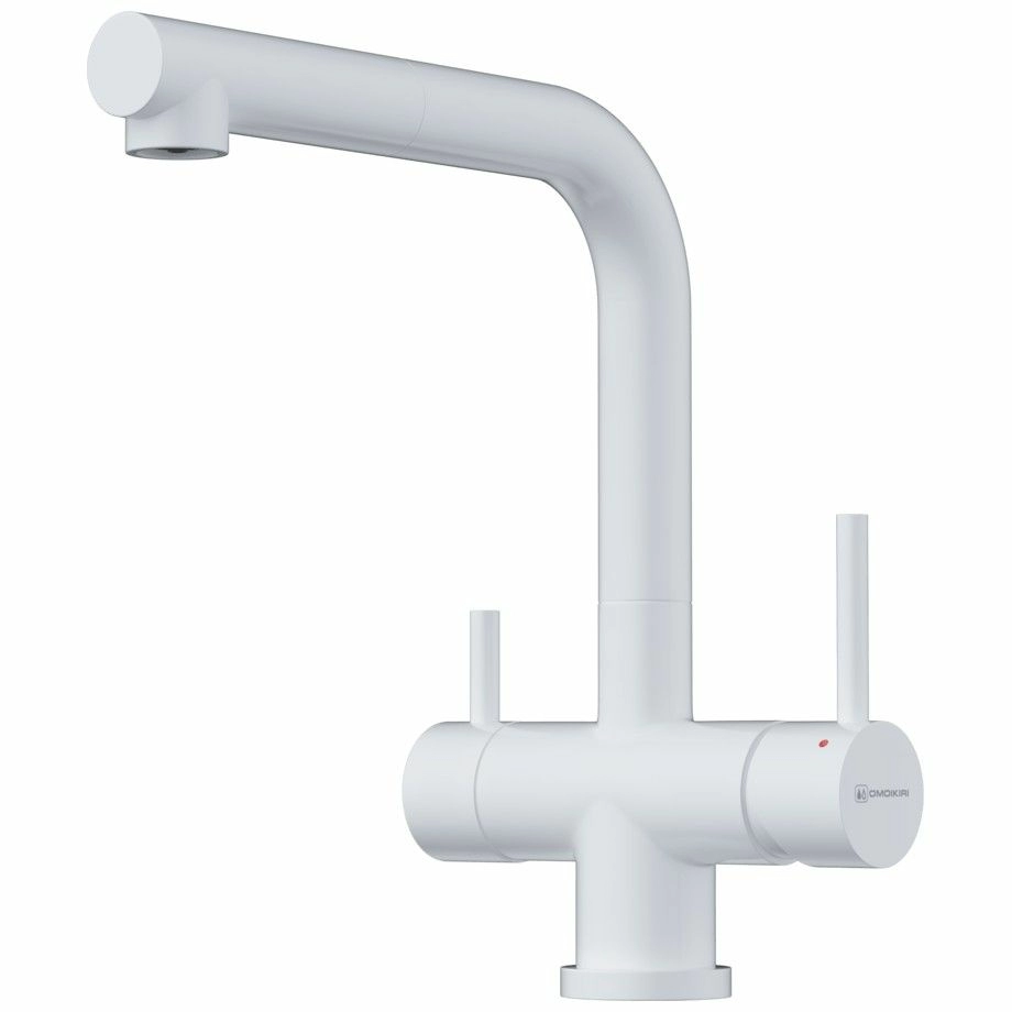 Кухонный смеситель Omoikiri Takamatsu-S-WH, 4994357
