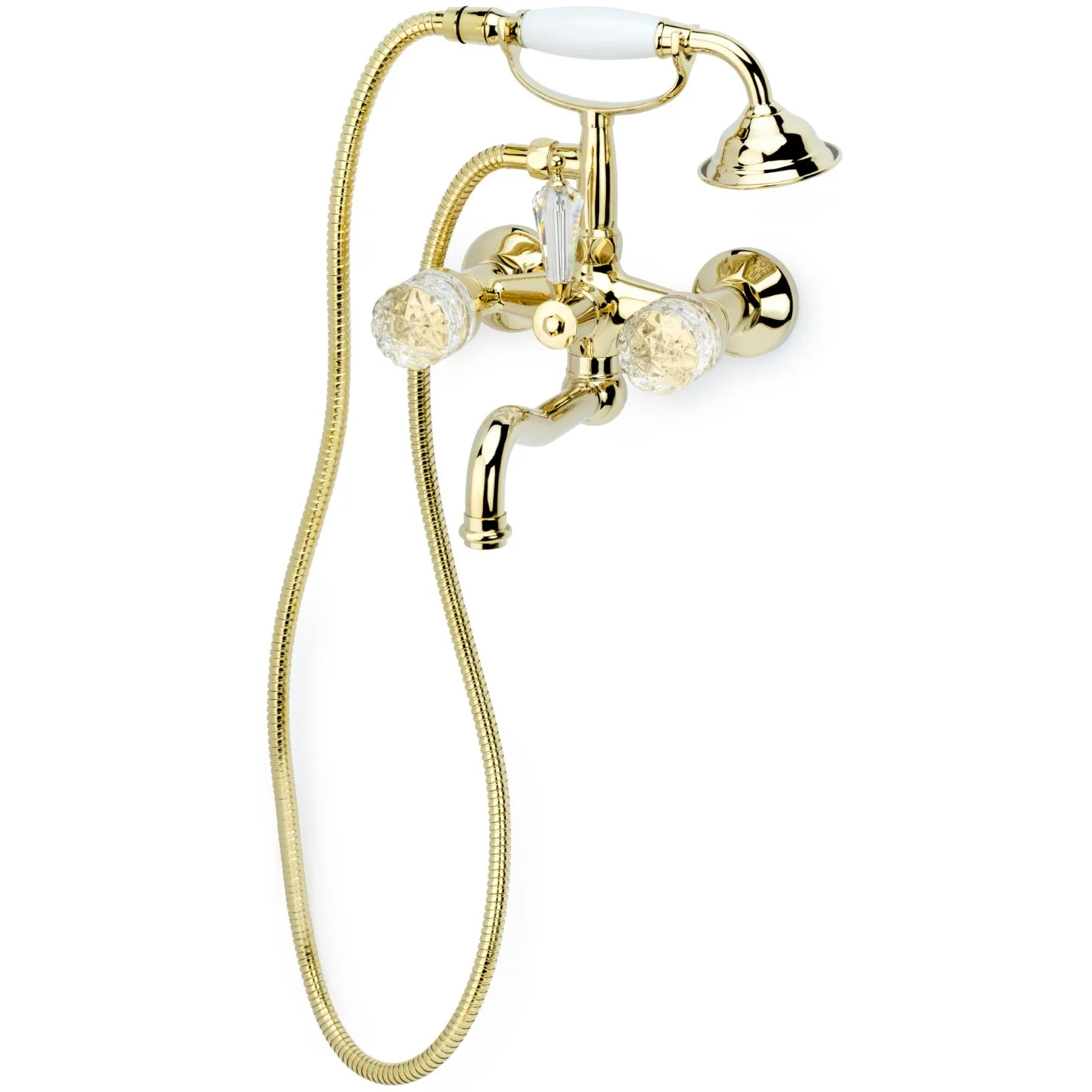 Смеситель для ванны Boheme Crystal Gold, 293