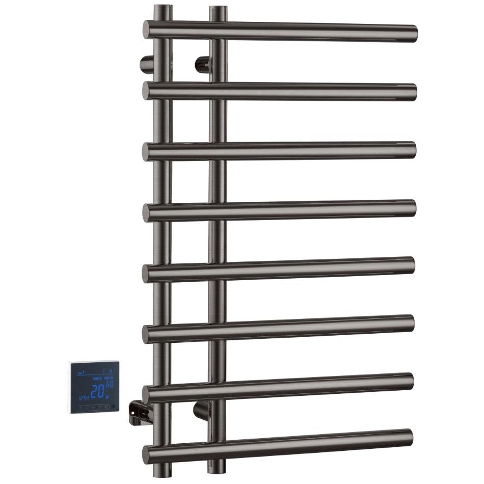 Полотенцесушитель электрический Boheme Uno Gun Metall 80x50, 722-GM