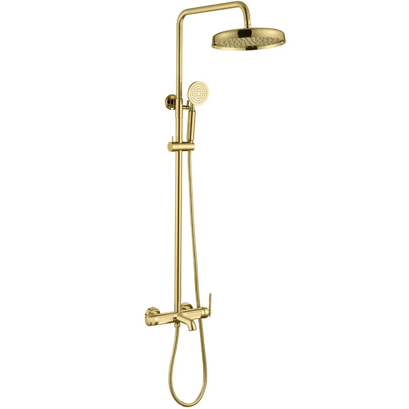 Душевая система наружного монтажа Boheme Eterna Gold, 178-G