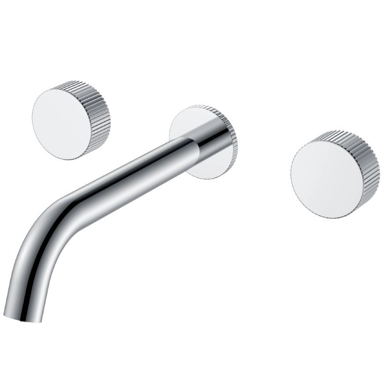 Смеситель из стены на 3 отверстия Boheme Stick Linea Chrome, 152-2-CR.3