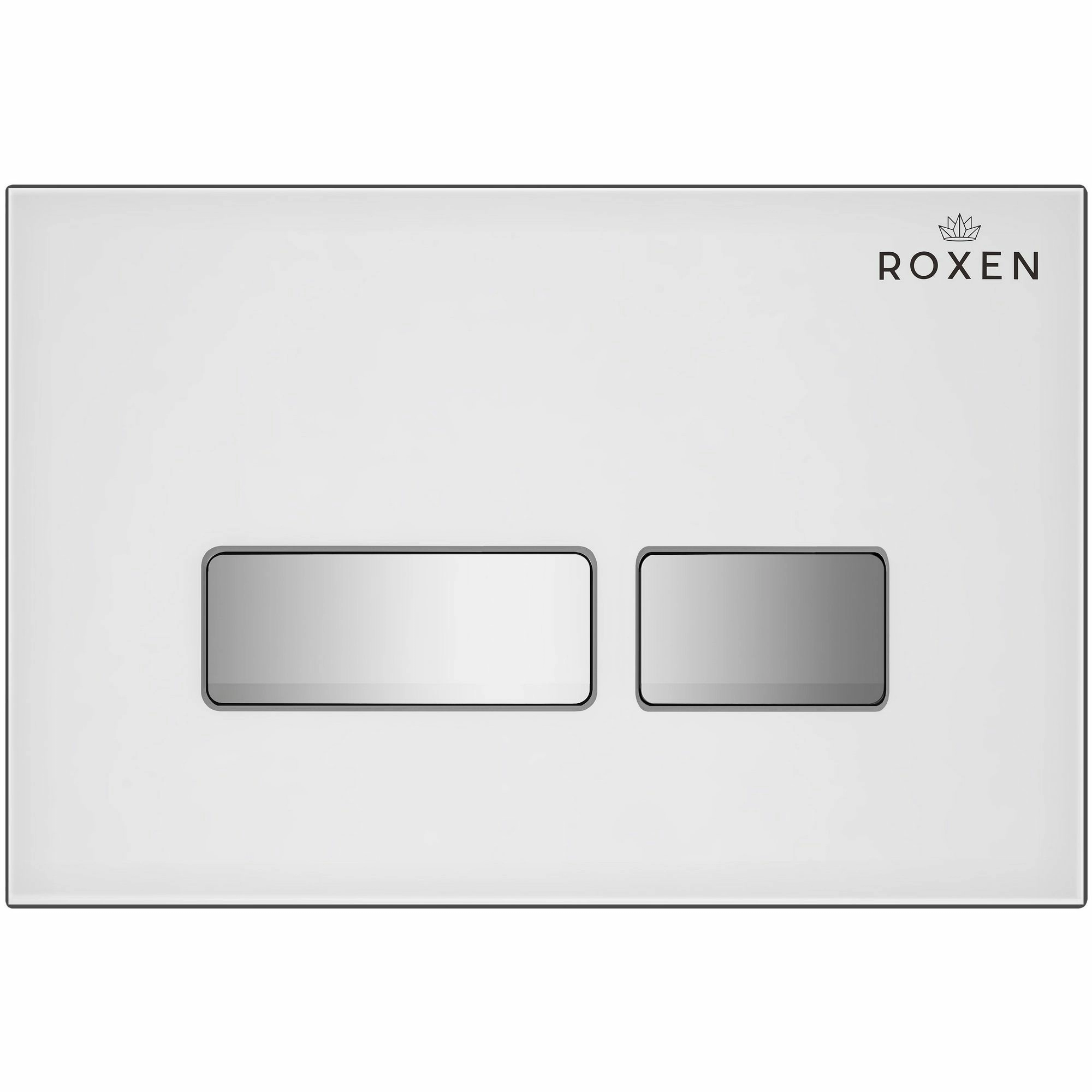 Кнопка для инсталляции Roxen Glass белый/хром, 430280W