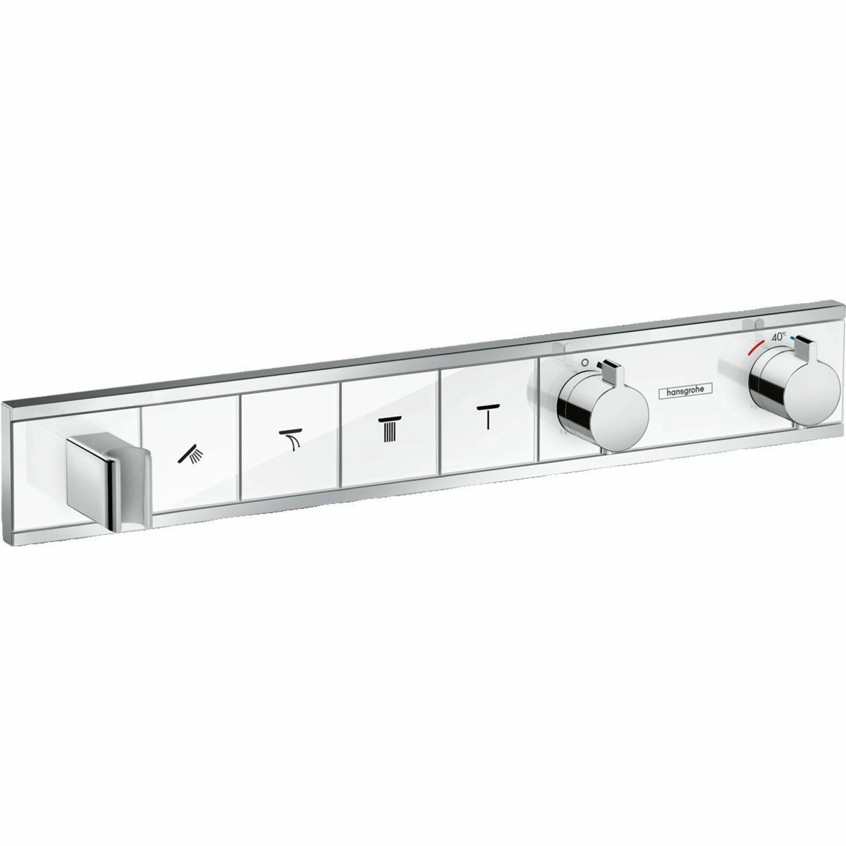 Термостат скрытого монтажа с 4 кнопками Hansgrohe RainSelect, 15357400